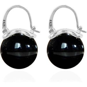 Black Onyx Drop Earrings
